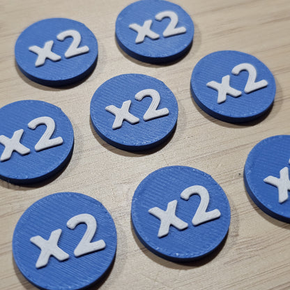 Ark Nova - Fichas de X y X2 Premium