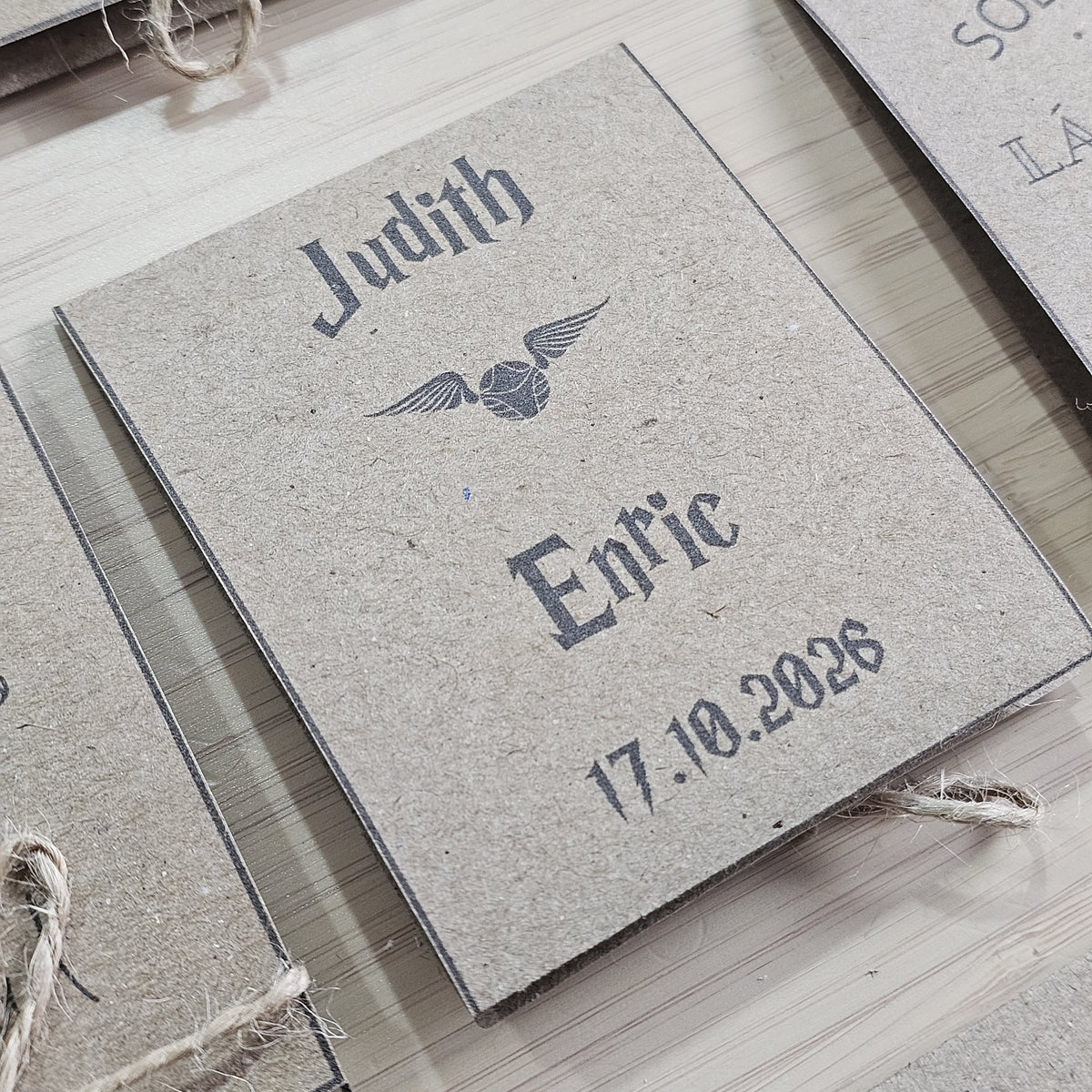 Personalized Wedding Tissue Holders | Tears of Joy