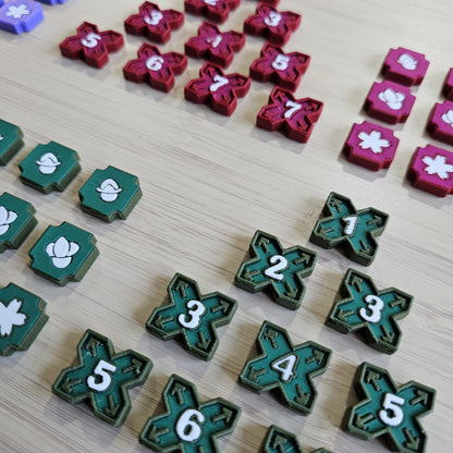 Nippon Zaibatsu - Premium Favor and Influence Tokens